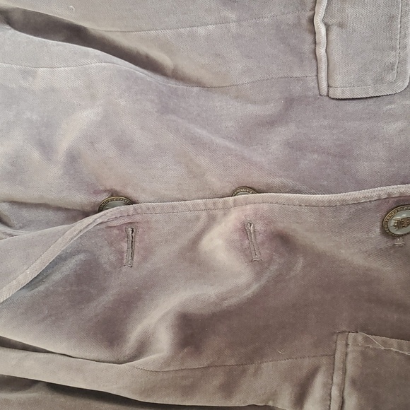 Banana Republic Sage green size 6 Soft Velvet Blazer Jacket - Picture 6 of 16